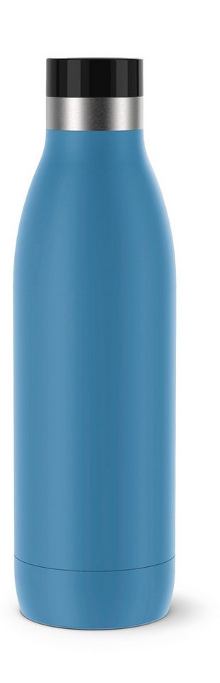 Emsa Isolierflasche Trinkflasche Bludrop, Edelstahl, Quick-Press Deckel, 360° Trinkgenuss, 12h warm/24h kühl von Emsa