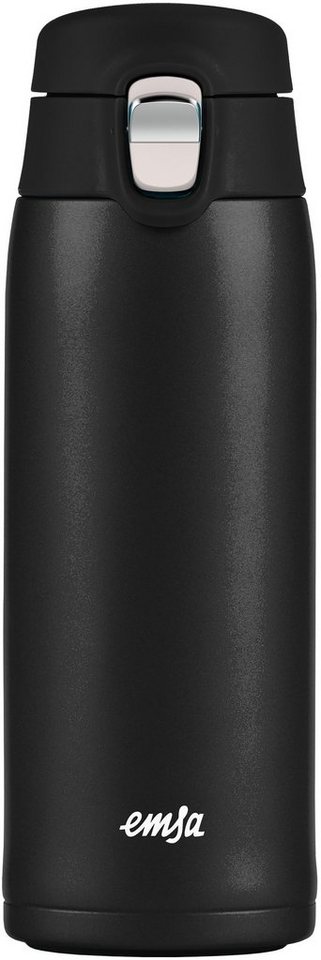 Emsa Thermobecher Travel Mug Light, Edelstahl, Kunststoff, 0,4L, leicht, Edelstahl, Klappverschluss, 100% dicht, 8h heiß/16h kalt Emsa Thermobecher Travel Mug Light, Edelstahl, Kunststoff, 0,4L, leicht, Edelstahl, Klappverschluss, 100% dicht, 8h heiß/16h kalt von Emsa