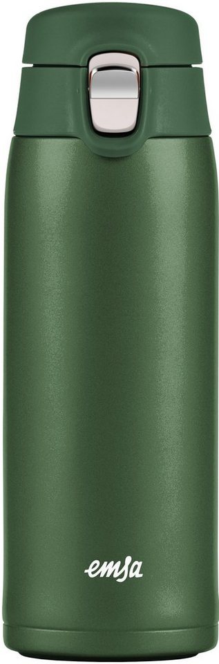 Emsa Thermobecher Travel Mug Light, Edelstahl, Kunststoff, 0,4L, leicht, Edelstahl, Klappverschluss, 100% dicht, 8h heiß/16h kalt Emsa Thermobecher Travel Mug Light, Edelstahl, Kunststoff, 0,4L, leicht, Edelstahl, Klappverschluss, 100% dicht, 8h heiß/16h kalt von Emsa