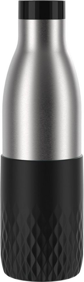 Emsa Trinkflasche Bludrop Sleeve, Edelstahl/Silikon, Quick-Press, 12h warm/24h kühl Emsa Trinkflasche Bludrop Sleeve, Edelstahl/Silikon, Quick-Press, 12h warm/24h kühl von Emsa