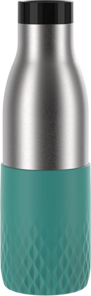 Emsa Trinkflasche Bludrop Sleeve, Edelstahl/Silikon, Quick-Press, 12h warm/24h kühl Emsa Trinkflasche Bludrop Sleeve, Edelstahl/Silikon, Quick-Press, 12h warm/24h kühl von Emsa