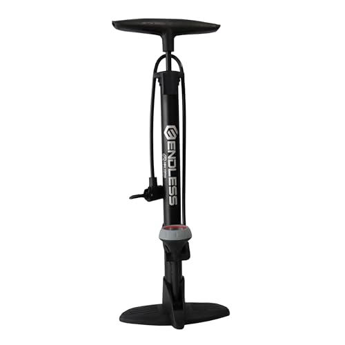 ENDLESS EL1052 160 PSI Tragbares Straßenfahrrad, Fahrrad-Luftpumpe | Schwarz | Material: Legierungsstahl | Zieht Inflator mit Gauge, drehbarer Pfeife für Komfort | Verwendung Aller Inflating Purpose ENDLESS EL1052 160 PSI Tragbares Straßenfahrrad, Fahrrad-Luftpumpe | Schwarz | Material: Legierungsstahl | Zieht Inflator mit Gauge, drehbarer Pfeife für Komfort | Verwendung Aller Inflating Purpose von Endless