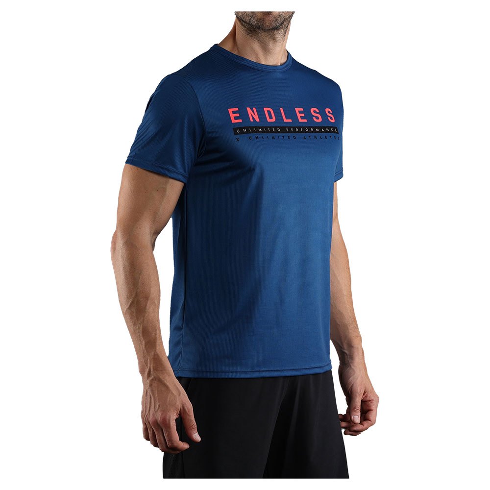 Endless Ace Unlimited Short Sleeve T-shirt Blau L Mann von Endless
