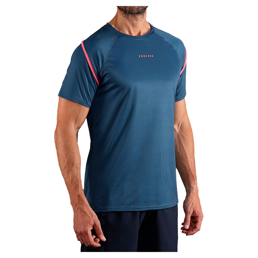 Endless Aphex Short Sleeve T-shirt Blau L Mann Endless Aphex Short Sleeve T-shirt Blau L Mann von Endless