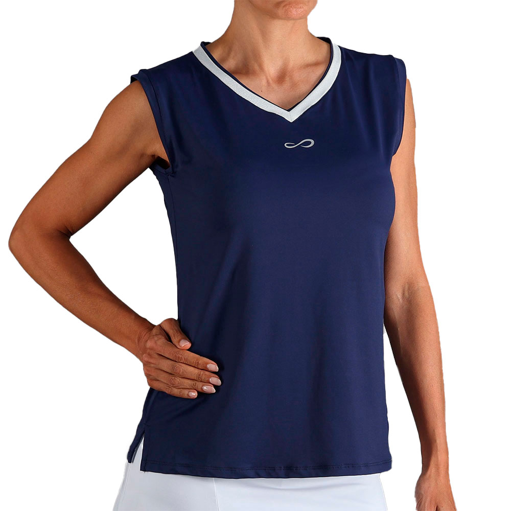Endless Blur Ii Sleeveless T-shirt Blau L Frau Endless Blur Ii Sleeveless T-shirt Blau L Frau von Endless
