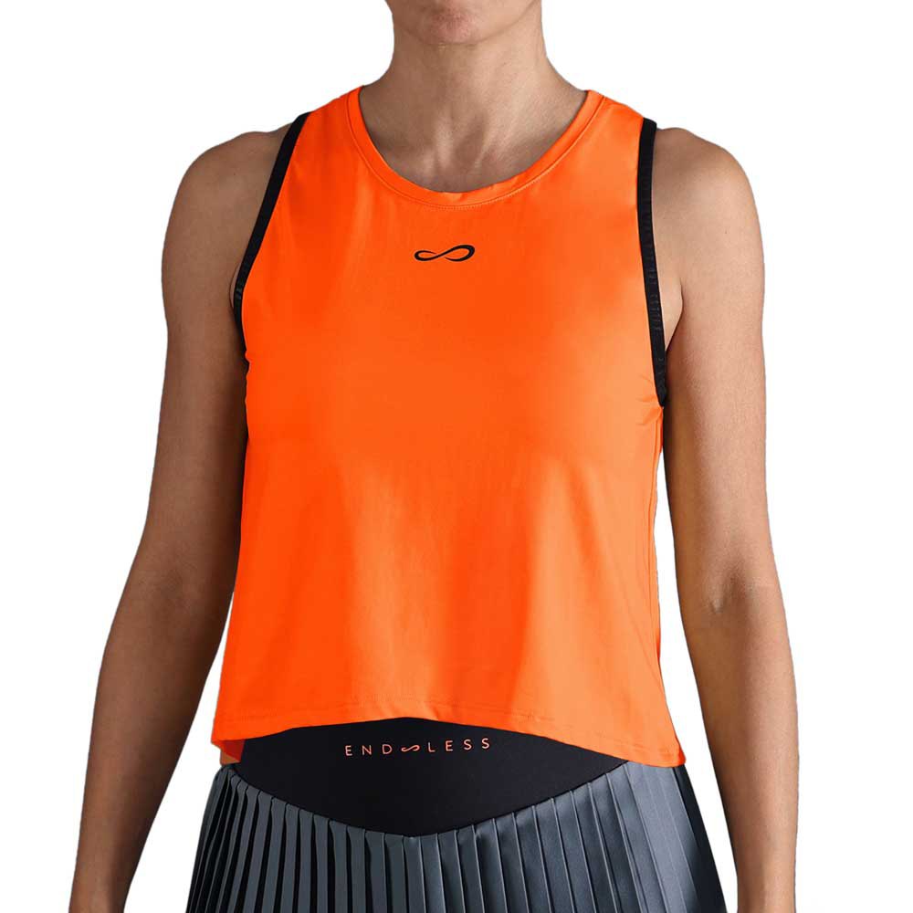 Endless Court Sleeveless T-shirt Orange L Frau Endless Court Sleeveless T-shirt Orange L Frau von Endless