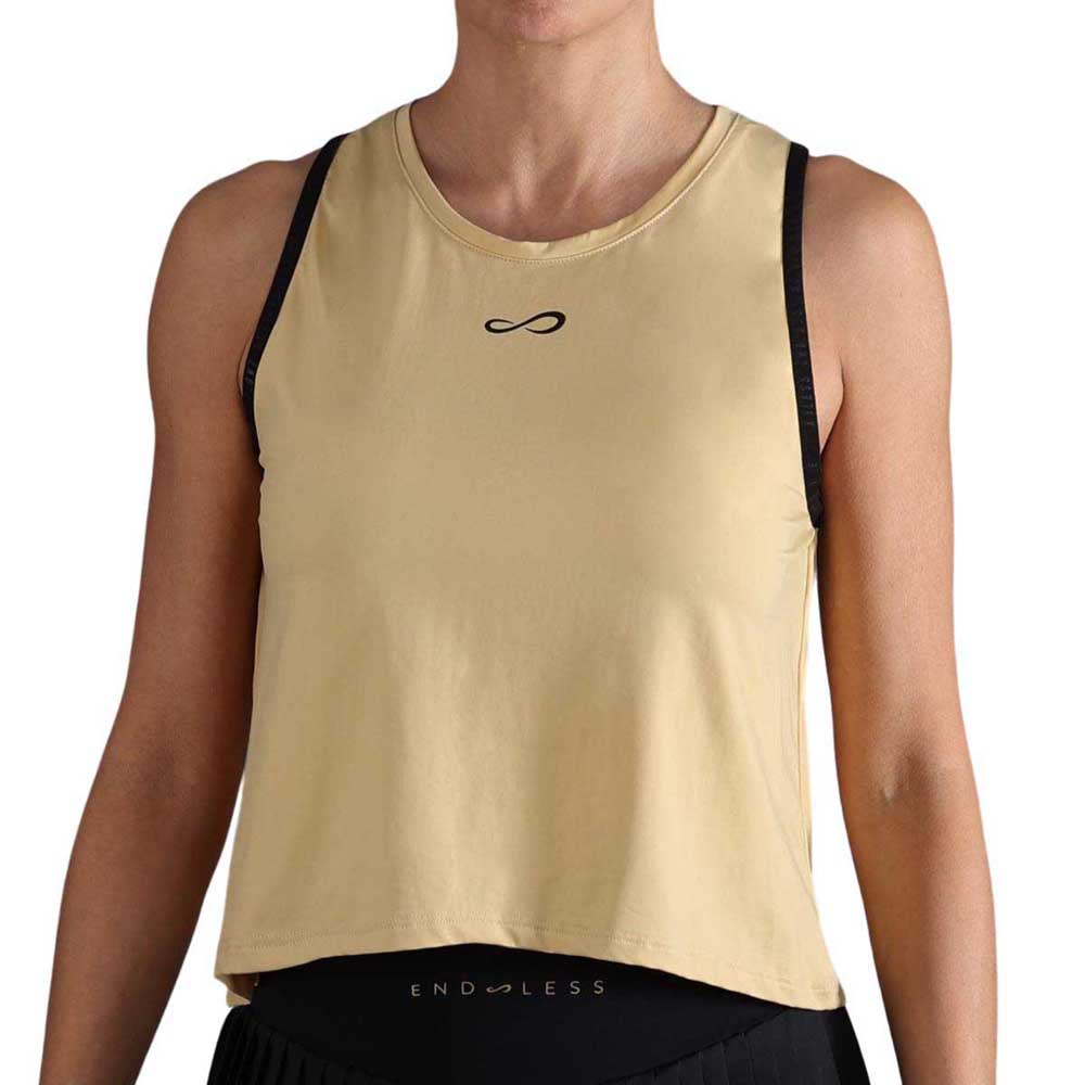 Endless Court Sleeveless T-shirt Gelb M Frau Endless Court Sleeveless T-shirt Gelb M Frau von Endless