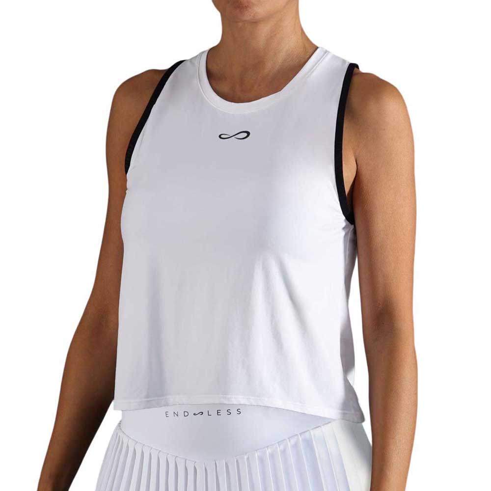 Endless Court Sleeveless T-shirt Weiß XS Frau von Endless