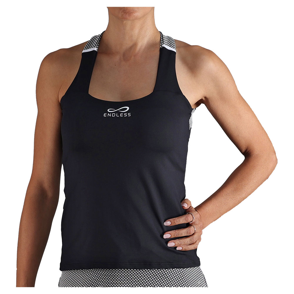 Endless Cross Sleeveless T-shirt Schwarz M Frau Endless Cross Sleeveless T-shirt Schwarz M Frau von Endless