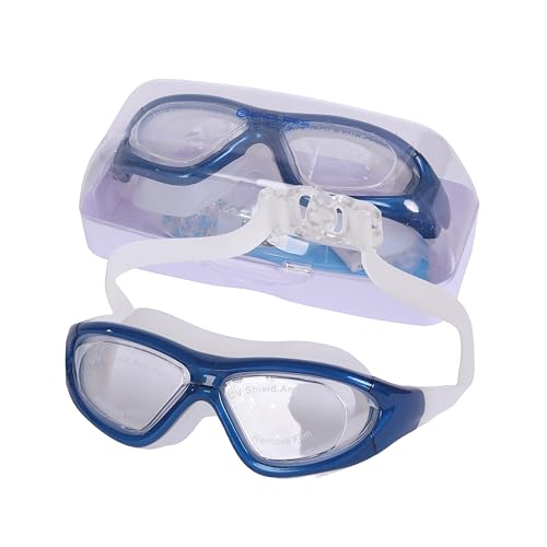 Endless EL1007 Premium Swimming Goggle with Anti-Fog and UV Protection | Blue | Material : Silicon, PU | Stylish 180 Degree Wide View Glasses | Soft Silicone Gasket for Leak Proof | With Hard Case von Endless