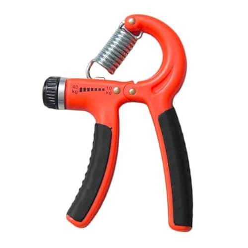 Endless EL1039 Adjustable Hand Grip Strengthener from 10 Kg to 40 Kg Resistance Level | Exercise Equipment to Use in Home and Gym for Forearm and Finger Power Gripper Exercises | Color: Red Endless EL1039 Adjustable Hand Grip Strengthener from 10 Kg to 40 Kg Resistance Level | Exercise Equipment to Use in Home and Gym for Forearm and Finger Power Gripper Exercises | Color: Red von Endless