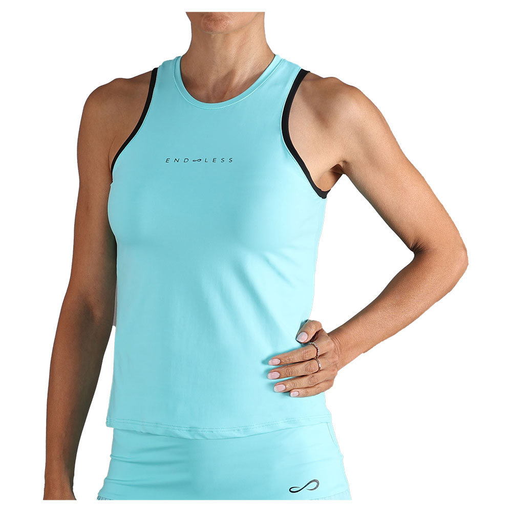 Endless Essential Sleeveless T-shirt Blau L Frau Endless Essential Sleeveless T-shirt Blau L Frau von Endless