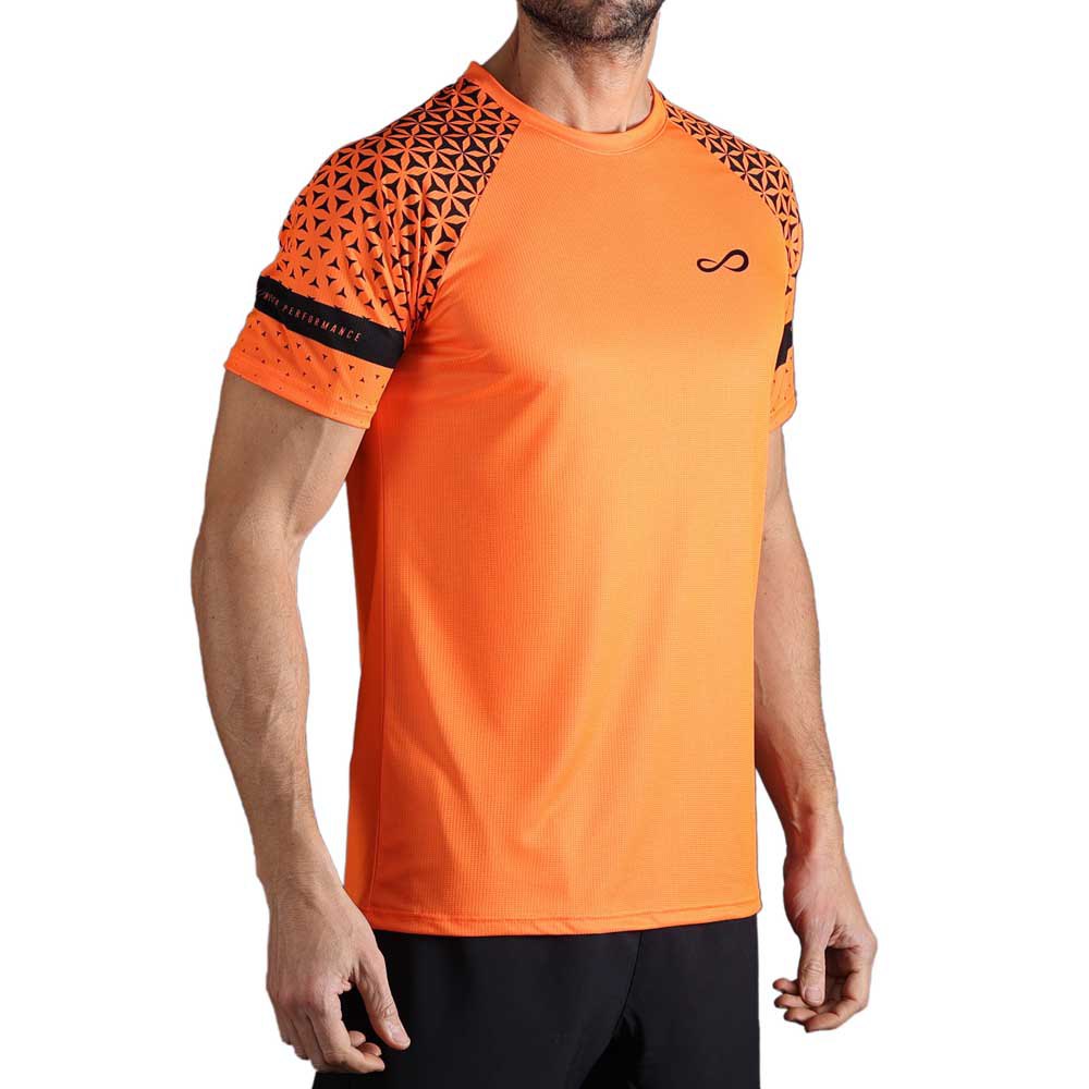 Endless Feisty Geo Short Sleeve T-shirt Orange XL Mann von Endless