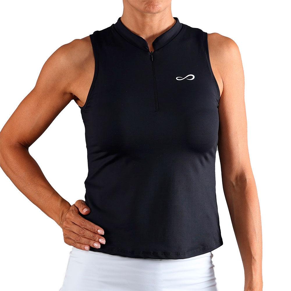 Endless Glam Short Sleeve Polo Schwarz M Frau Endless Glam Short Sleeve Polo Schwarz M Frau von Endless