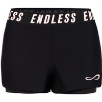 Endless Iconic Tech Shorts Damen in schwarz von Endless