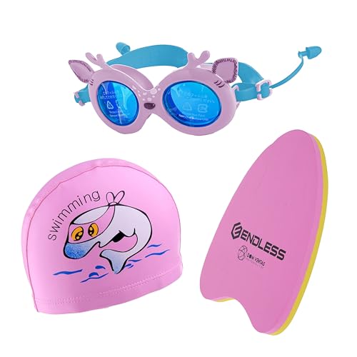 Endless Kids Swimming Adventure Set – Fun Goggles, Playful Cap & Sturdy Kickboard| Anti-Fog, UV Protection | Cartoon Printed | Durable|Ideal for Boys & Girls | Perfect for Swim Lessons & Pool Playtime Endless Kids Swimming Adventure Set – Fun Goggles, Playful Cap & Sturdy Kickboard| Anti-Fog, UV Protection | Cartoon Printed | Durable|Ideal for Boys & Girls | Perfect for Swim Lessons & Pool Playtime von Endless
