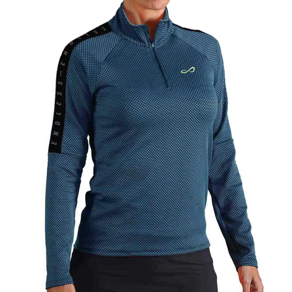 Endless Kirsch Ii Half Zip Sweatshirt Blau S Frau Endless Kirsch Ii Half Zip Sweatshirt Blau S Frau von Endless