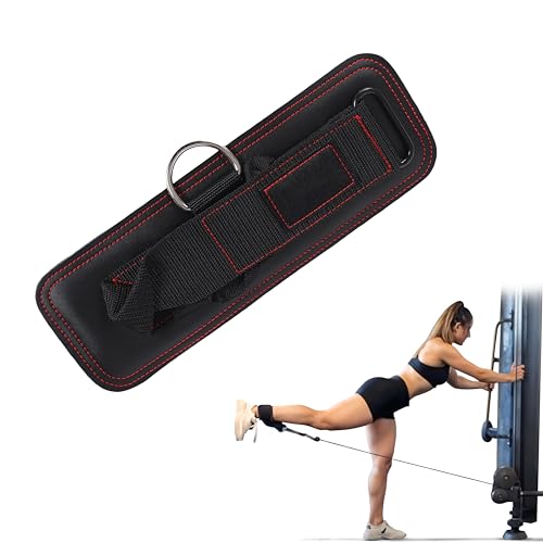 Endless Premium Adjustable Single Ankle Strap with Metal Buckle | Black | Metal and Neoprene | For Cable Machine Gym Ankle Cuff, Resistance Bands, Kickbacks, Glute Workout and Lower Body Exercises Endless Premium Adjustable Single Ankle Strap with Metal Buckle | Black | Metal and Neoprene | For Cable Machine Gym Ankle Cuff, Resistance Bands, Kickbacks, Glute Workout and Lower Body Exercises von Endless