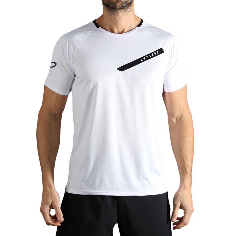 Endless Tracer Short Sleeve T-shirt Weiß L Mann Endless Tracer Short Sleeve T-shirt Weiß L Mann von Endless