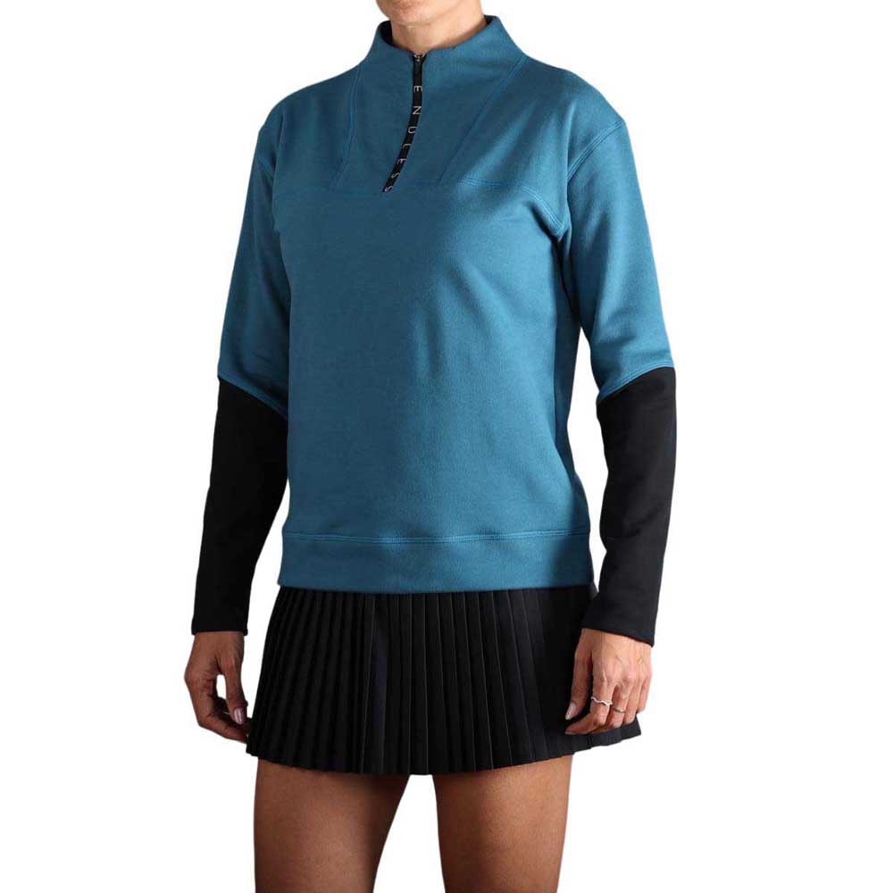 Endless Wonder Half Zip Sweatshirt Blau M Frau von Endless