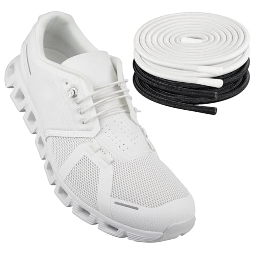 Endoto 2 Paare Schnürsenkel für ON Cloud 5 & 6 Running Schuhe, Ersatz Elastische Ohne Binden Gummi Laces Schuhbänder Shoelaces für On Laufschuhe (Schwarz&Weiß 18 Zoll) Endoto 2 Paare Schnürsenkel für ON Cloud 5 & 6 Running Schuhe, Ersatz Elastische Ohne Binden Gummi Laces Schuhbänder Shoelaces für On Laufschuhe (Schwarz&Weiß 18 Zoll) von Endoto