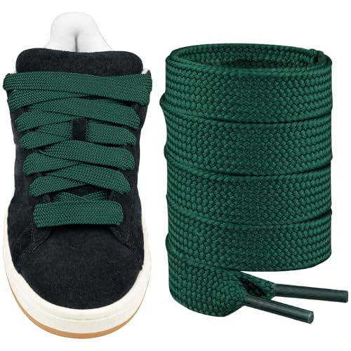 Endoto Schnürsenkel für Adidas Campus 00s Sneaker schuhe, 16MM Flache Dicke Breite Schuhbänder Ersatz Shoelaces Laces (Grün,54 Zoll Endoto Schnürsenkel für Adidas Campus 00s Sneaker schuhe, 16MM Flache Dicke Breite Schuhbänder Ersatz Shoelaces Laces (Grün,54 Zoll von Endoto