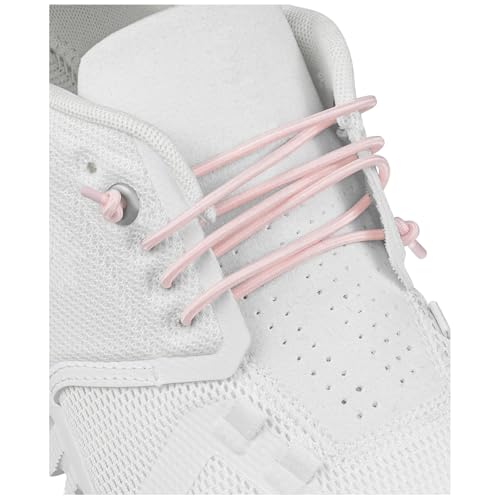 Endoto Schnürsenkel für ON Cloud 5 & 6 Running Schuhe, Ohne Binden Schuhbänder Ersatz Elastische Dehnbare Gummi Rund Laces Shoelaces für On Laufschuhe (Rosa,20 Zoll) von Endoto