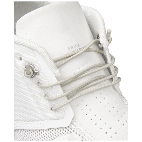 Endoto Elastische Ohne Binden Schnürsenkel für ON Cloud 5 Running Schuhe, Ersatz Rund Dehnbare Gummi Laces Schuhbänder Shoelaces(Sand,30 Zoll) von Endoto
