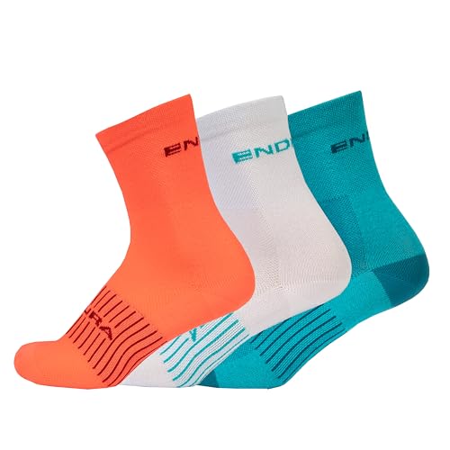 Endura CoolMax Race 3-PII Fahrradsocken für Damen, Pazifik Blau, One Size Endura CoolMax Race 3-PII Fahrradsocken für Damen, Pazifik Blau, One Size von Endura
