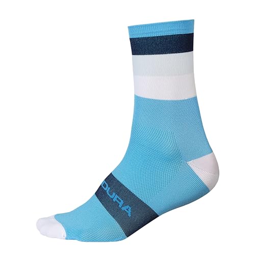 Endura Bandwidth Fahrradsocken für Herren, Neon-Blau, S von Endura