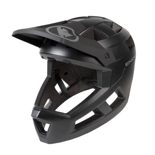 Endura Downhill MTB-Helm SingleTrack Schwarz Gr. L/XL von Endura