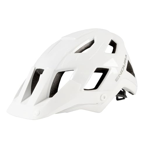 Endura Hummvee Plus Fahrradhelm für Herren, Weiß, L-XL von Endura