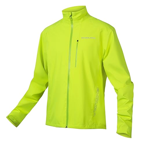 Endura Hummvee Waterproof Fahrradjacken für Herren, Neon-Gelb, S von Endura