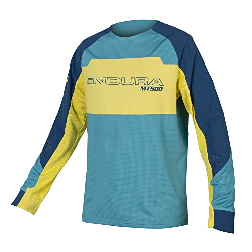 Endura MTB-Jersey Langarm MT500 Burner Lite Blau Gr. XL von Endura