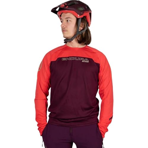 Endura MTB-Jersey Langarm MT500 Burner Rot Gr. XXL von Endura