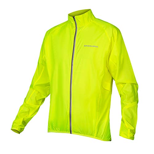 Endura Pakajak Softshell Fahrradjacken für Herren, Neon-Gelb, M von Endura