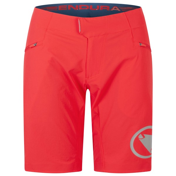 Endura - Women's Singletrack Lite Shorts - Radhose Gr L - Short: - 8 cm rot von Endura