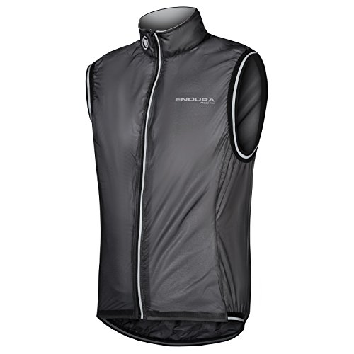 Endura fs260-pro Adrenaline Radfahren Race Weste Weste – leicht, wasserdicht & atmungsaktiv, Herren, schwarz, X-Large von Endura