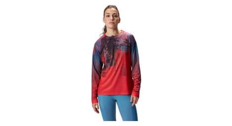 endura damen langarmtrikot tropical ltd rot von Endura