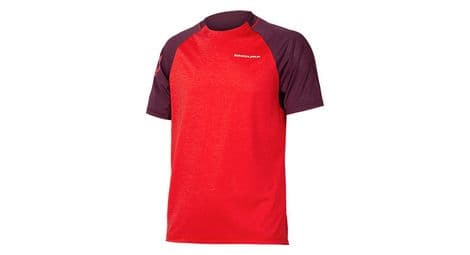 endura singletrack granatapfel kurzarmtrikot rot   violett von Endura