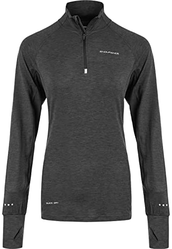 endurance Damen Funktionsshirt Canna V2 Performance 1111 Black Melange 48 von endurance