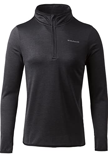 Endurance Damen Langarmshirt VIRONIC W Waffle Midlayer 1001 Black 34 von Endurance