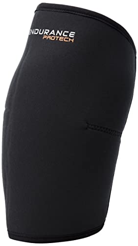 ENDURANCE Unisex – Erwachsene PROTECH Knieschützer, 1001 Black, XXL von ENDURANCE