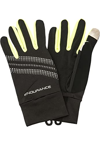 Endurance Unisex Gloves Sherman mit praktischer Touch-Funktion 5001 Safety Yellow, L von Endurance