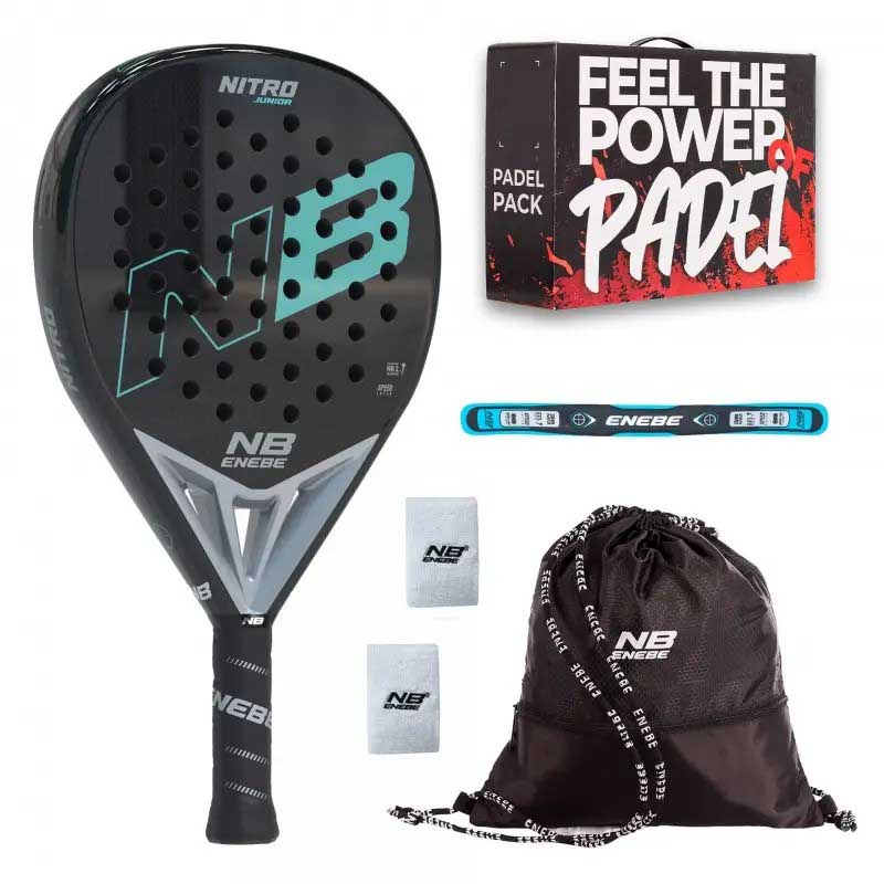Enebe Nitro Set Junior Padel Racket Schwarz Enebe Nitro Set Junior Padel Racket Schwarz von Enebe