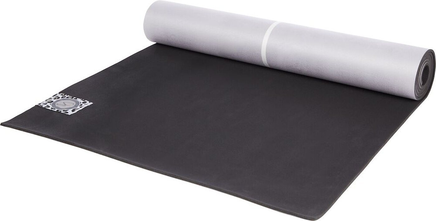 Energetics Gymnastikmatte Yoga-Matte Natural Rubber Mat Microfiber GREY LIGHT von Energetics