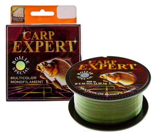 Carp Expert Multicolor 300m 0,30mm/12,50kg Angelschnur Karpfenschnur Monofile Schnur Mono Schnur von Energofish