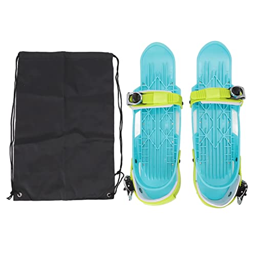 Mini-Ski-Skates für Schnee, verstellbare Schnee-Skischuhe mit Aufbewahrungstasche, Winter-Outdoor-Ski-Mini-Schlitten-Snowboard-Schlittenschuhe Mini-Ski-Skates für Schnee, verstellbare Schnee-Skischuhe mit Aufbewahrungstasche, Winter-Outdoor-Ski-Mini-Schlitten-Snowboard-Schlittenschuhe von Enforose