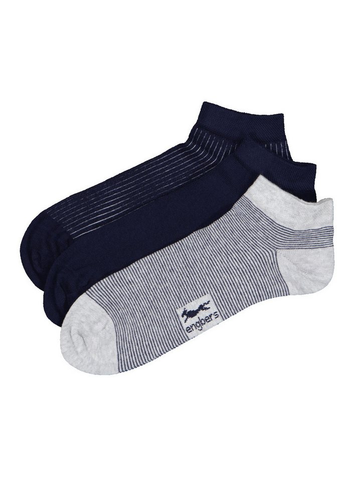 Engbers Sneakersocken Sneaker-Socke gestreift Engbers Sneakersocken Sneaker-Socke gestreift von Engbers