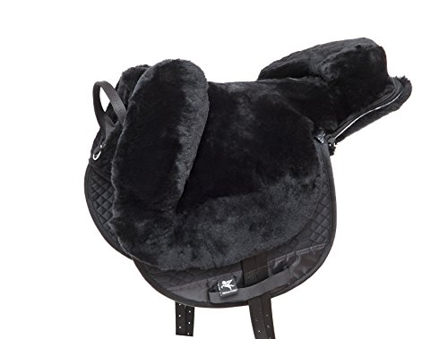 Engel Reitsport Lammfell Fellsattel FELLSA-R2-SCH Englisch schwarz von Engel Reitsport